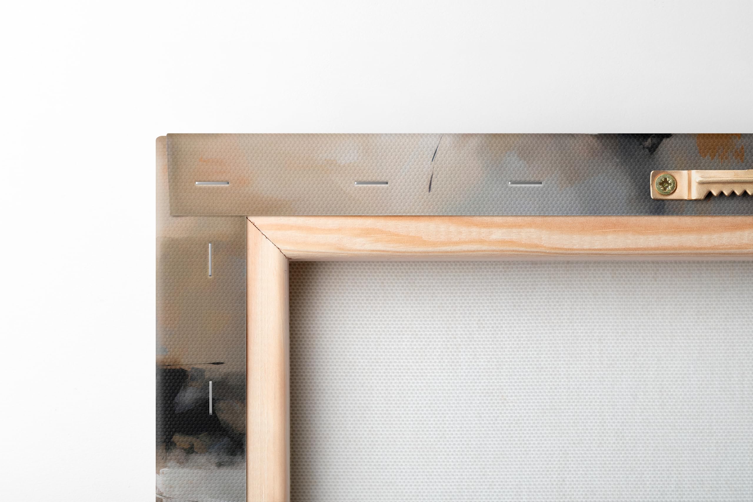 Quadro Astratto Su Tela 90x60 Cm Con Kit Di Sospensione – Decorazione Elegante Per Soggiorno, Camera, Ufficio, Regalo Originale