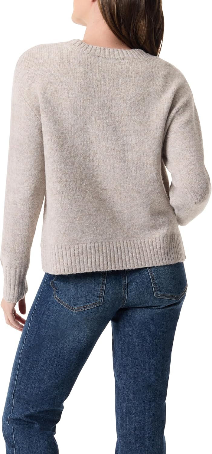 Gloria Vanderbilt Women's Justine Crew Neck Textured Stitch Pullover Sweater Standard - Image 2