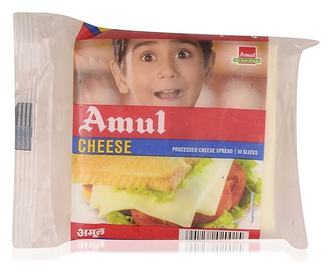 Amul Cheese Slice 200Gm. (10 Piece) Grocery & Gourmet Food