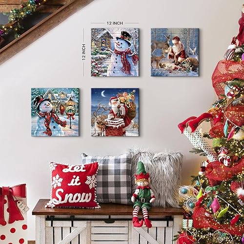 Miniatura 140 de Decoración rústica de cabaña, arte de pared de oso de vida silvestre, bosque, guardería, águila, lobo, alce, ciervo, imágenes para sala de estar,