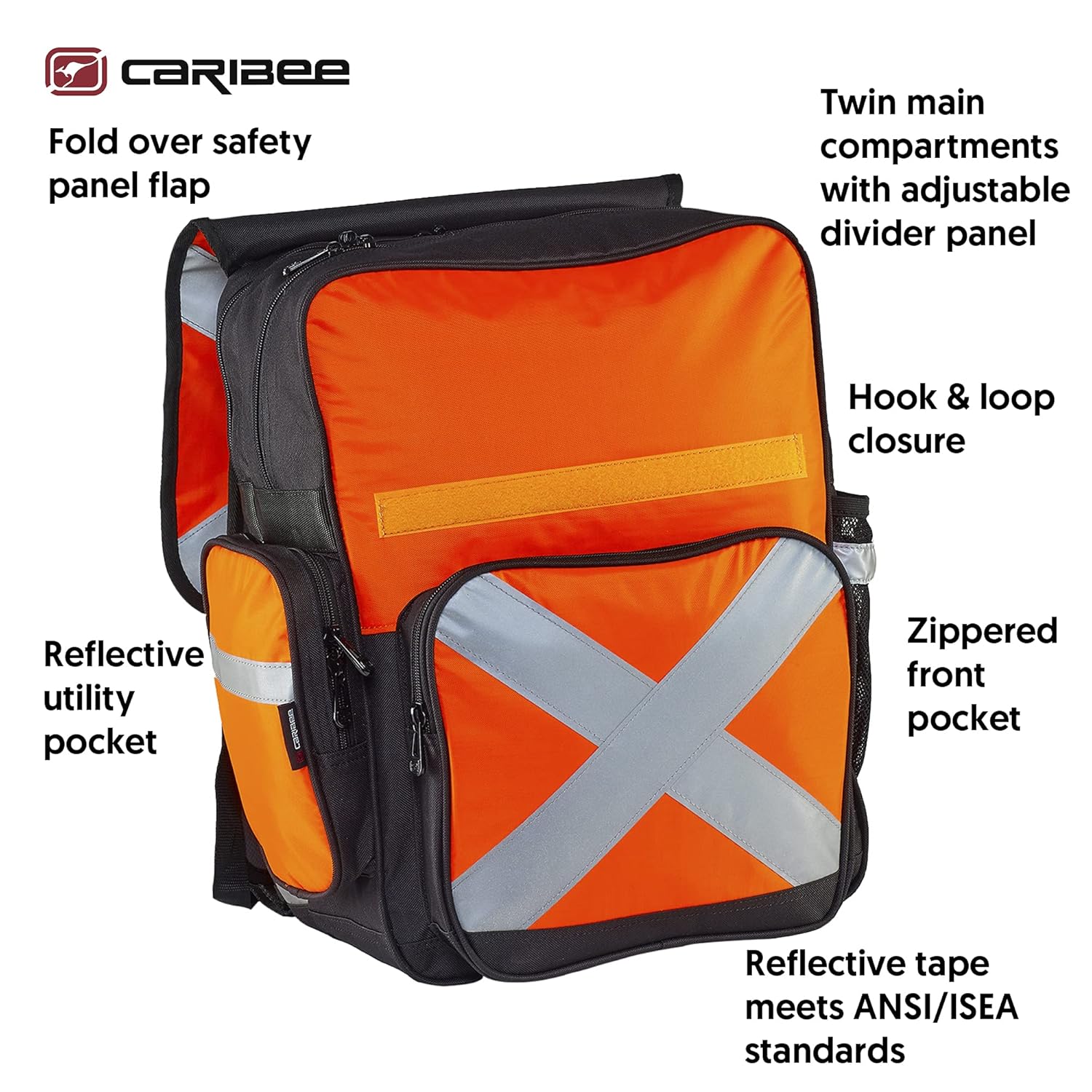 orange hi vis backpack