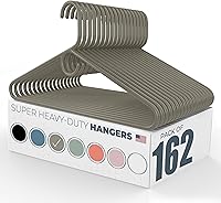 Vista 73 de Neaties Perchas de ropa súper resistentes, paquete de 20 (24 unidades), fabricadas en los Estados Unidos, capacidad de 10 libras, perchas
