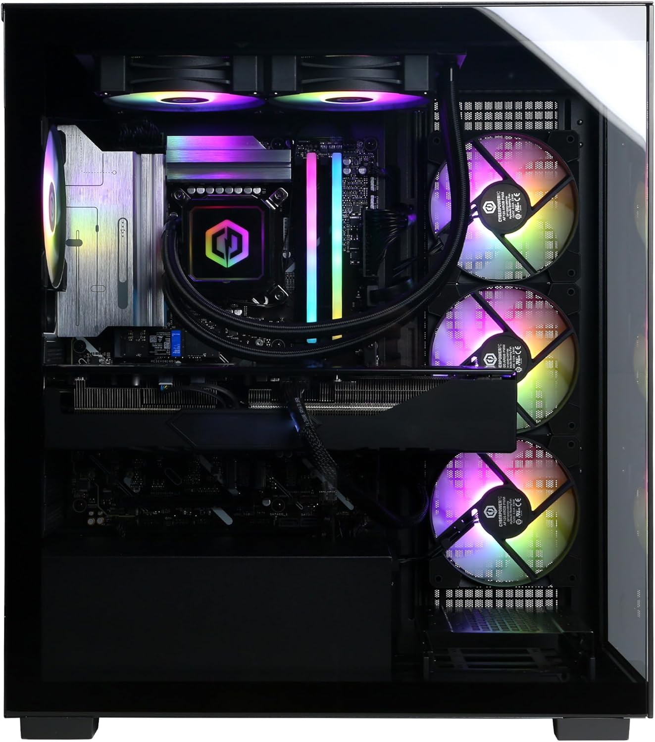 CyberPowerPC Gamer Xtreme VR Gaming PC, Intel Core Ultra 7 265KF 3.9GHz, GeForce RTX 5080 16GB, 32GB DDR5, 2TB PCIe Gen4 SSD, WiFi Ready & Windows 11 Home (GXiVR8640A7)