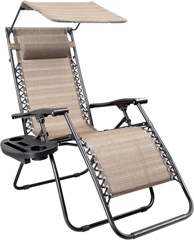 Devoko Patio Zero Gravity Chair Outdoor Recliner Lounge