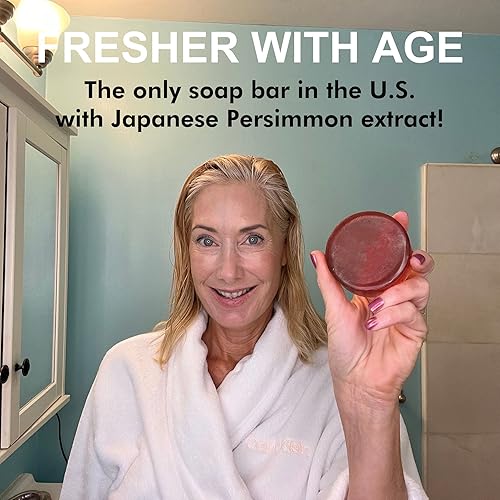 Miniatura 4 de Mirai Clinical Ultimate Freshness Duo - Elimina el olor corporal nonenal con poder de caqui para una confianza sin olor, barra de jabón sensible de