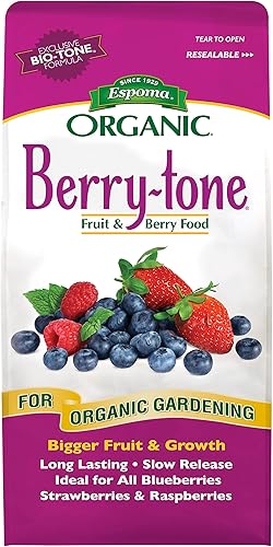 Miniatura 2 de Espoma Organic Berry-Tone 4-3-4 Fertilizante natural y orgánico y alimento vegetal para todas las bayas. Bolsa de 4 libras. Uso para plantar y