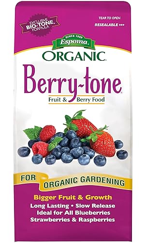 Miniatura 2 de Espoma Organic Berry-Tone 4-3-4 Fertilizante natural y orgánico y alimento vegetal para todas las bayas. Bolsa de 4 libras. Uso para plantar y
