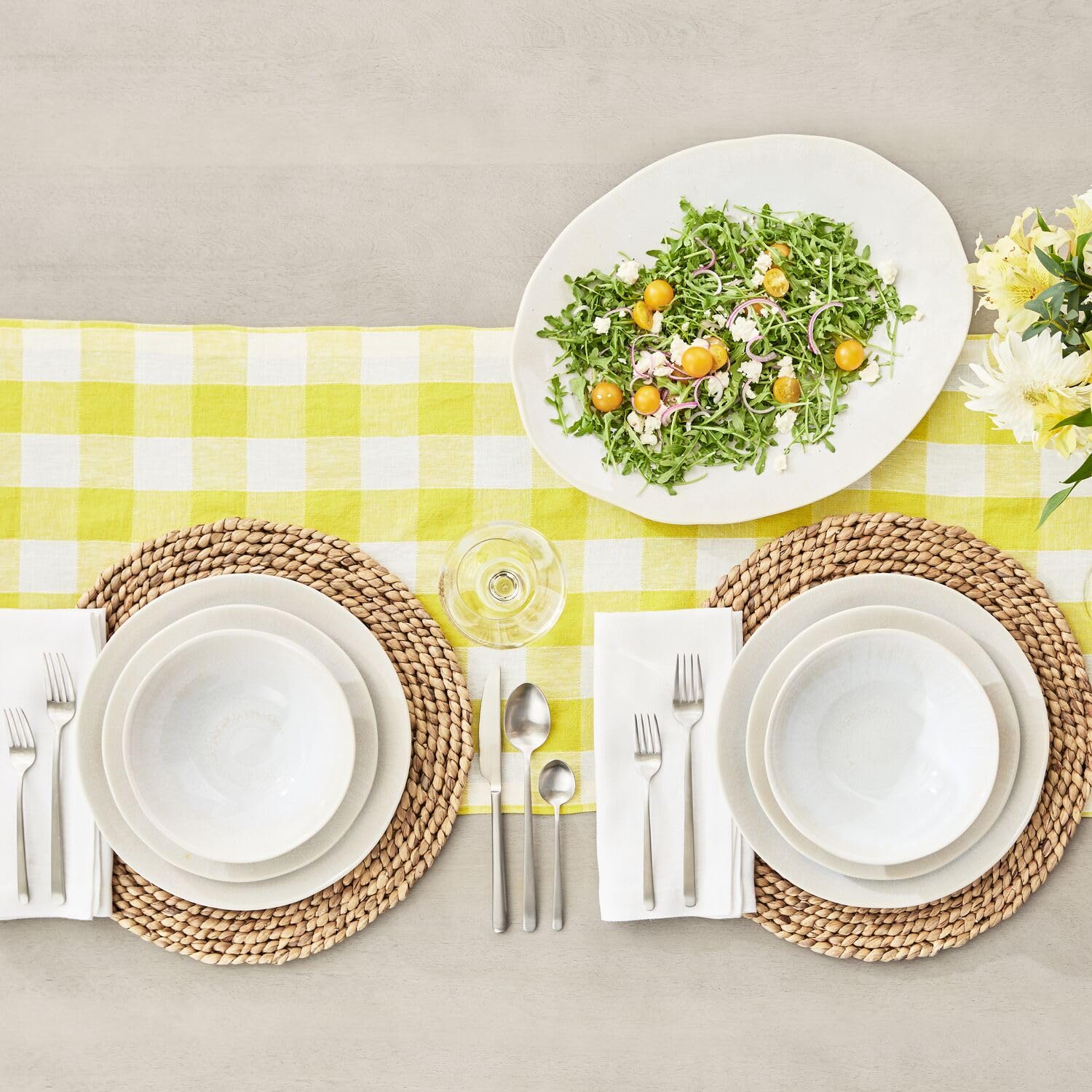 Amazon.com | Sur La Table Cloud Dinner Plate, White: Dinner Plates