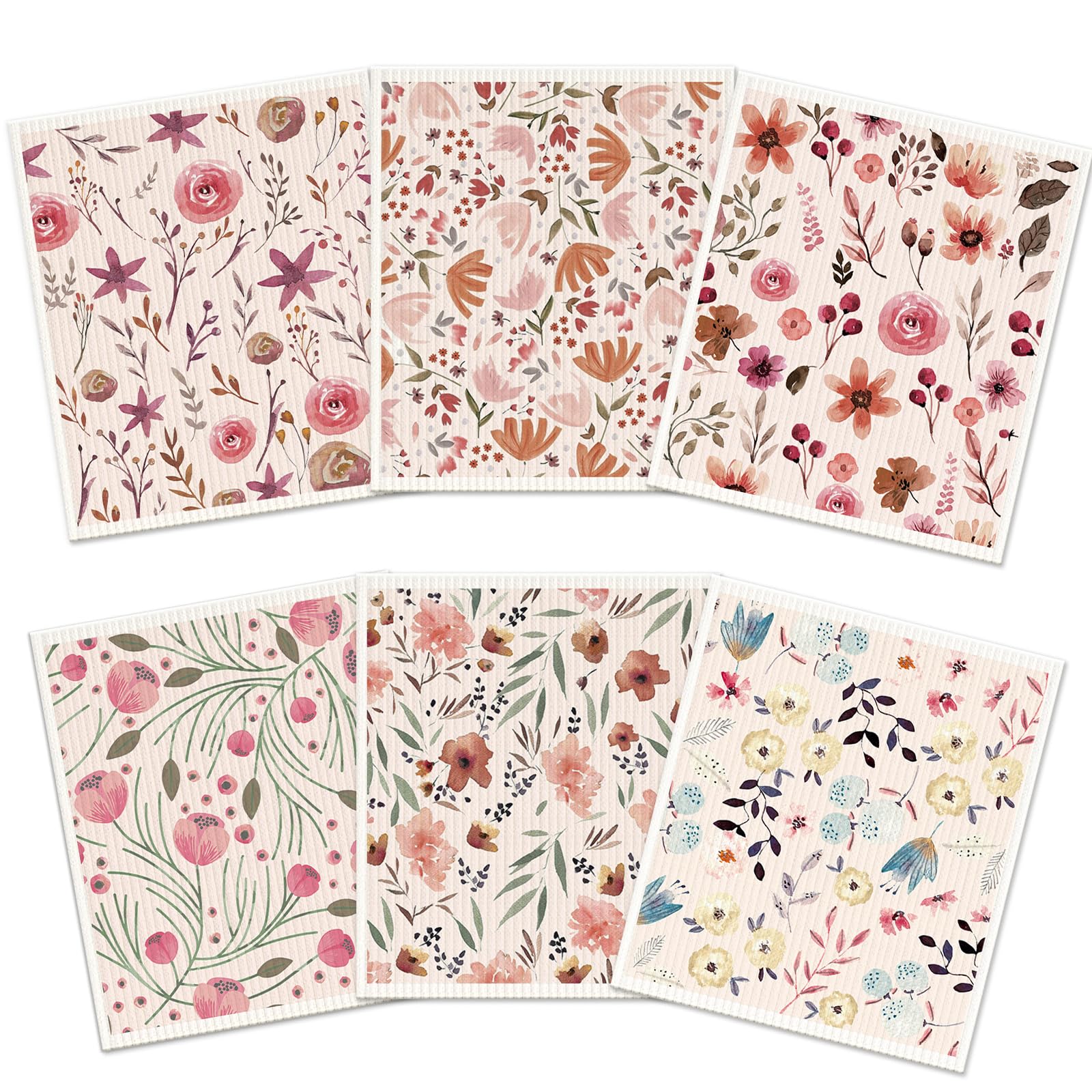 Asciugamani Di Carta Riutilizzabili Pinowu - 12 Pezzi In Cotone, 25x25 Cm, Lavabili - Foto 9