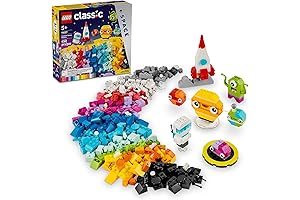 LEGO Classic Creative Space Planets Buildable Solar System With Glow-in-the-Dark Bricks