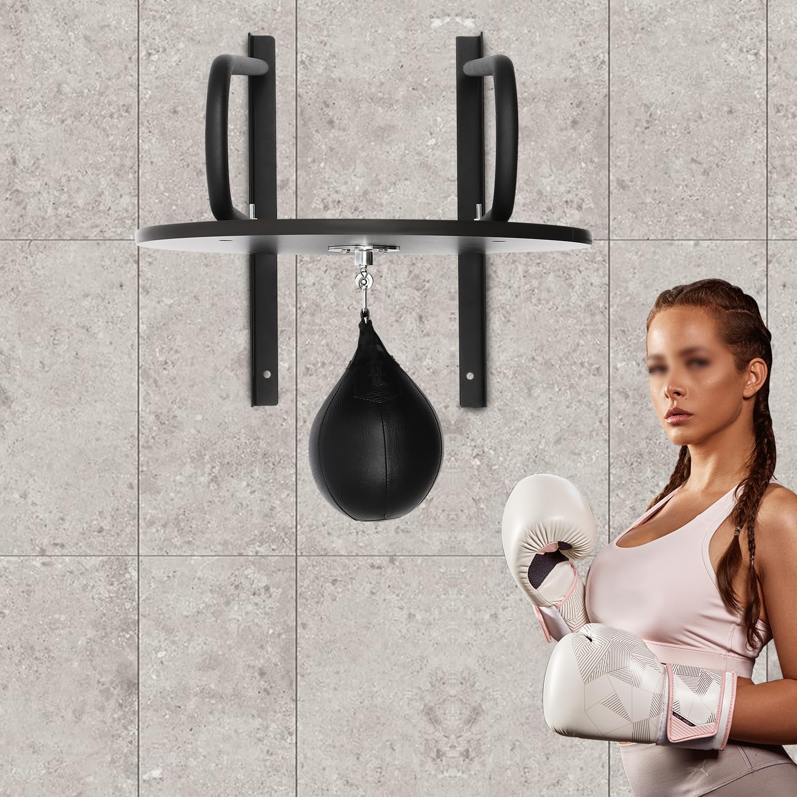 Boxing Bag IMAYCC Borsa Da Boxe Speedball, Regolabile In Altezza E