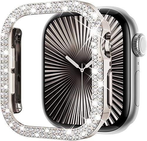 Miniatura 12 de KADES - Funda protectora brillante compatible con Apple Watch Series SE, SE 2022, 6, 5 y 4 de 40 mm, con protector de pantalla incorporado (40 mm,