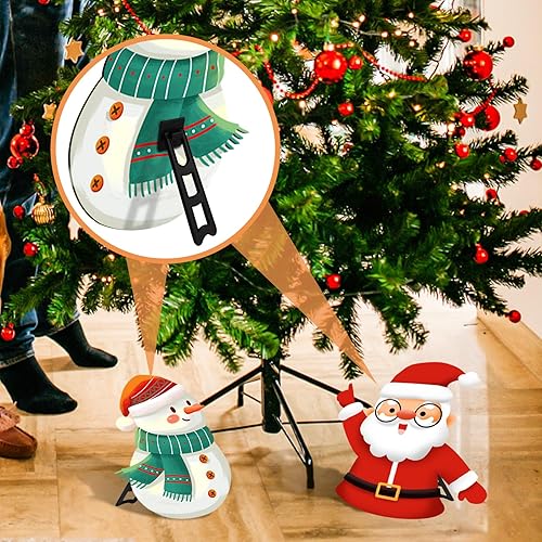 Miniatura 7 de 12 piezas de caballete negro parte trasera de plástico marco de fotos caballete soporte trasero marco de fotos caballete trasero con 24 tornillos y