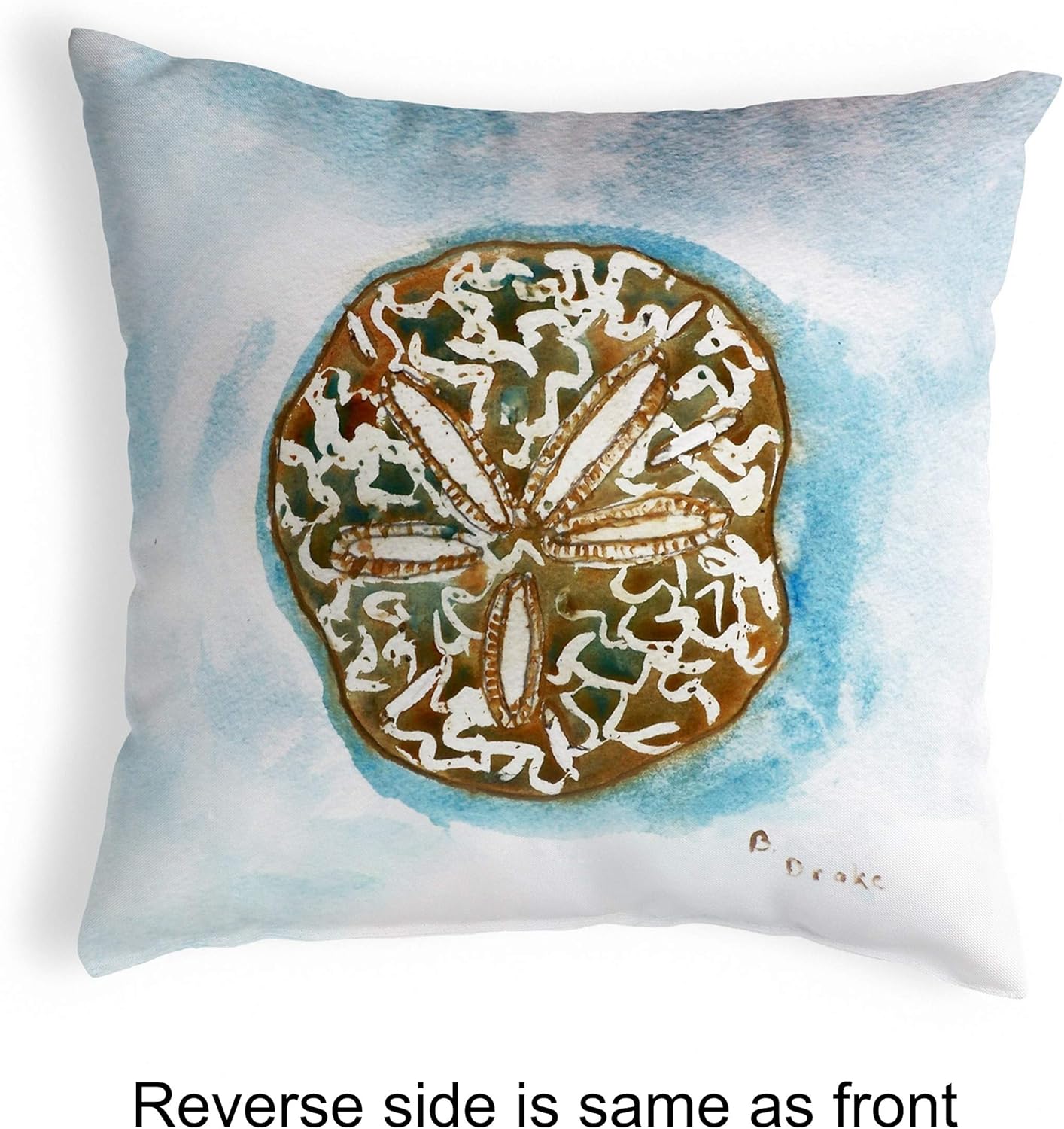 Betsy Drake NC605 Throw Pillow, 18 inches x 18 inches, Multi