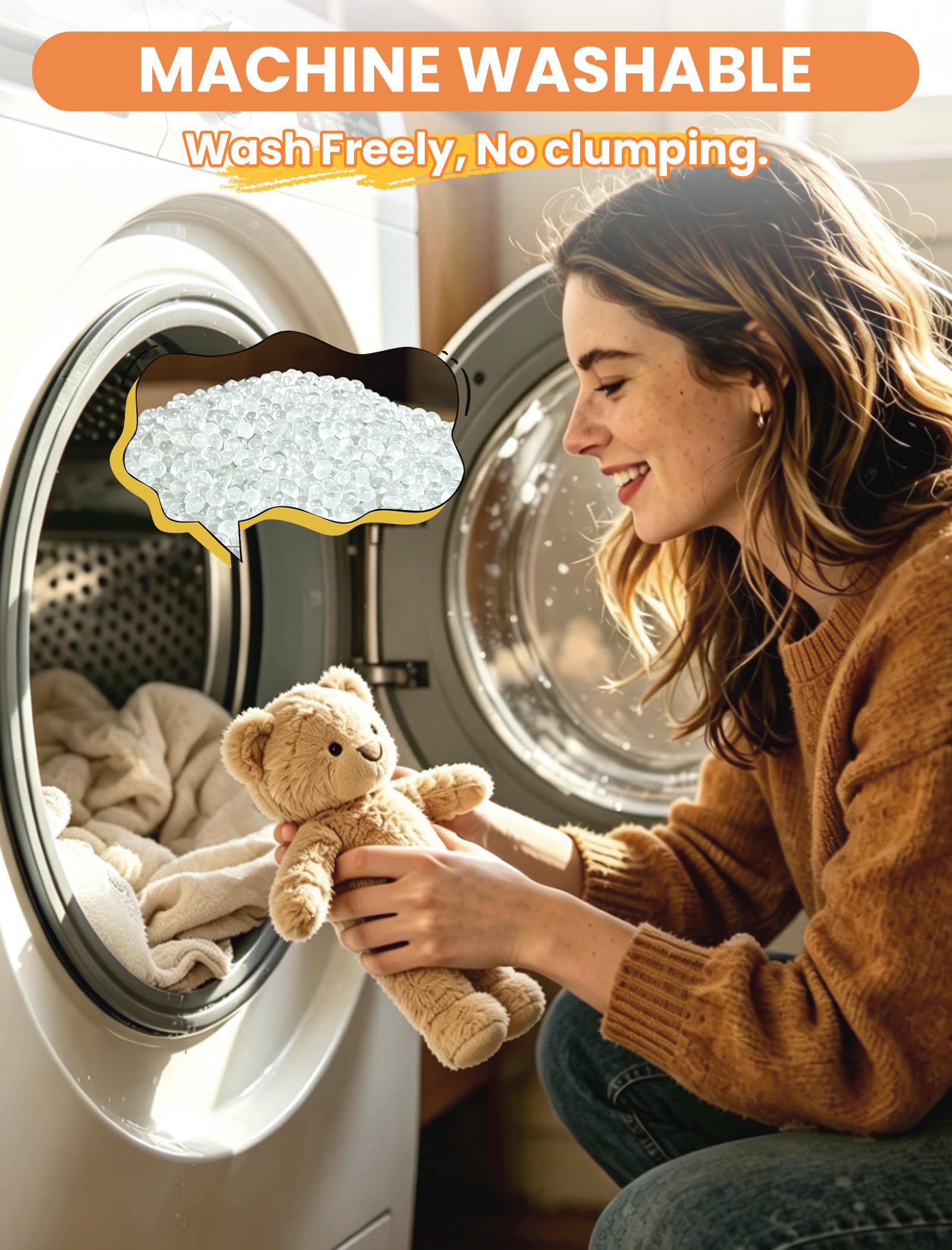 5KG Perle di Vetro Ponderate 2-3 mm per Coperte Ponderate e Peluche – Riempimento Premium per Cuscini, Bambole Reborn, Sacchi da Tiro e Progetti DIY