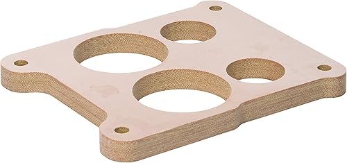 Moroso 64941 Espaciador de carburador fenólico, 1/2 pulgada de grosor, se adapta a carbohidratos Quadrajet