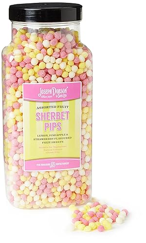 Joseph Dobson & Sons Sherbet Pips Sweets 2.72 kg - Lemon,Pineapple,Strawberry - 2.72 kg (Pack of 1)