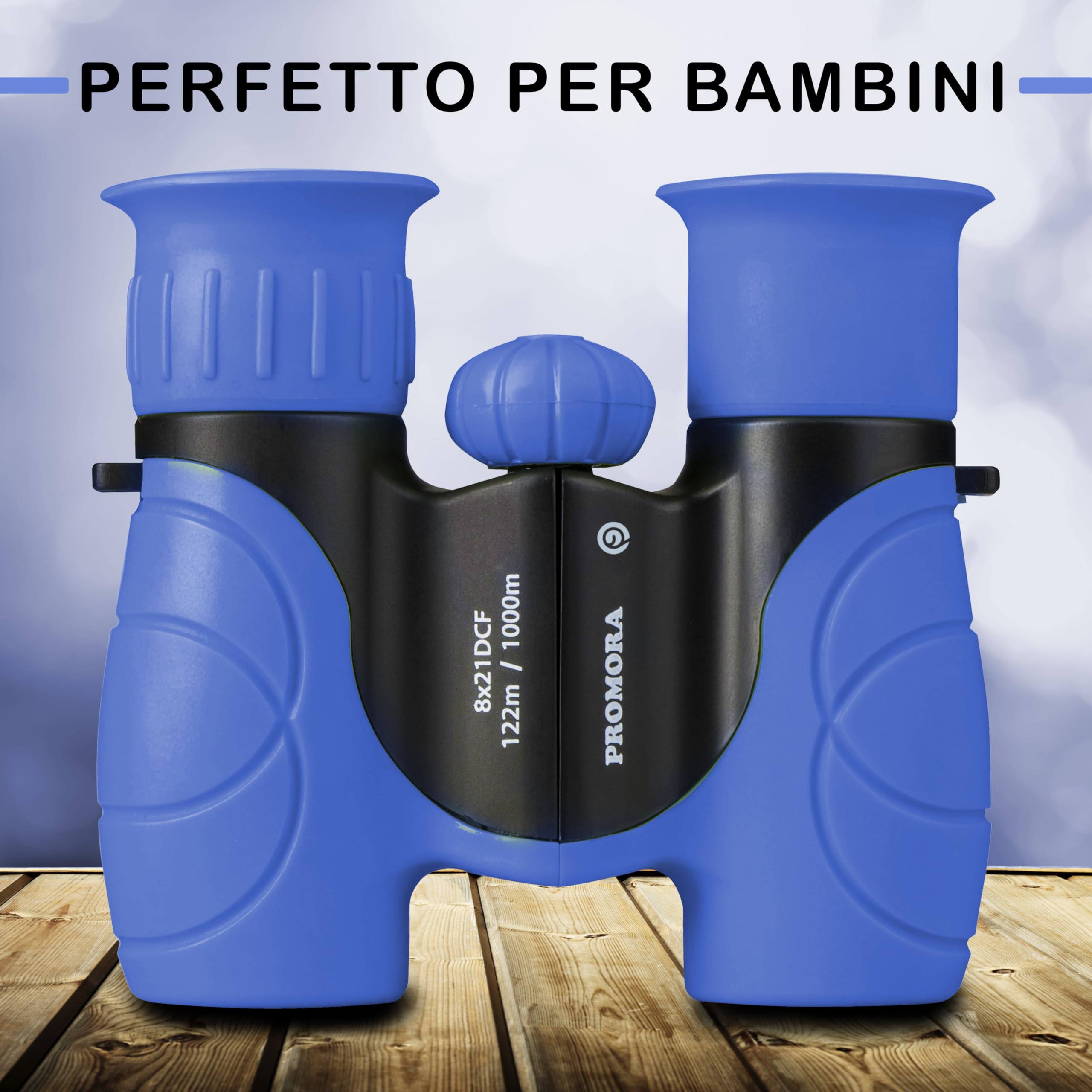 Binocolo Bambini - Regalo ottimale - pasqua - Forte ingrandimento 8X21 - Set Esploratore Completo con Lente d'Ingrandimento e Bussola - Giochi per bambino e bambina di 3-12 anni - La Pasqua