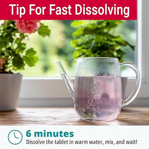 Miniatura 4 de SHEFFA Nutri Tabs Fertilizante para plantas, 3 paquetes de tabletas minerales rosas "Start Boosting" fertilizante rico en nitrógeno alimento para