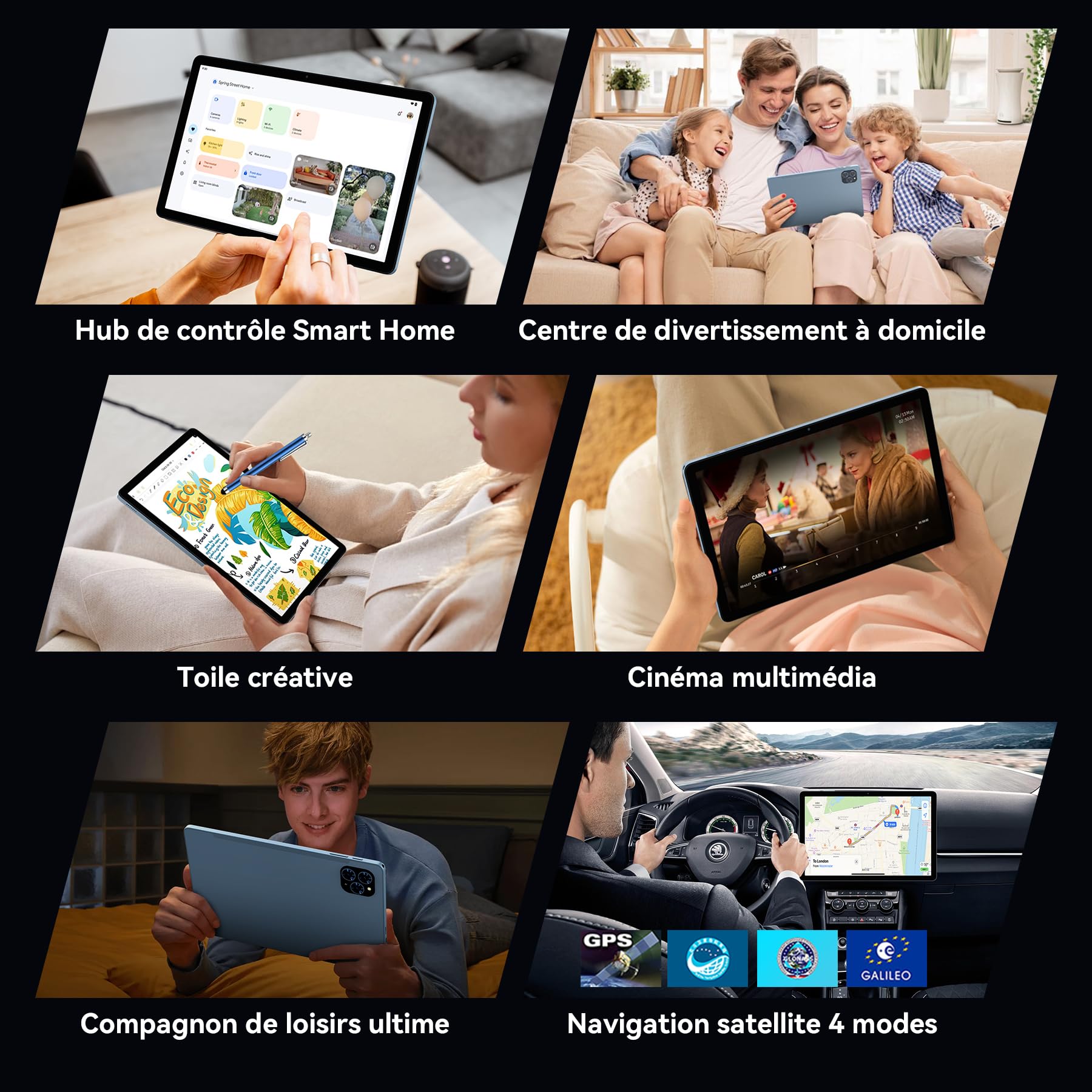 TABWEE Tablette Tactile 11" Android 16 avec Clavier pour Bureau et Études | Clavier et Souris Inclus, 24Go RAM 128Go ROM (2To TF), Écran FHD Widevine L1, Batterie 8000mAh avec Gemini AI, WiFi 5G