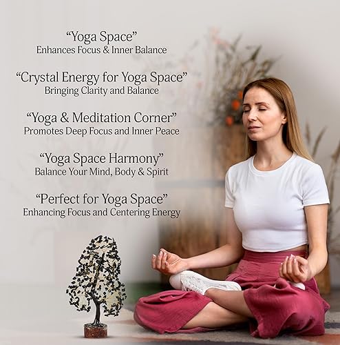 Miniatura 6 de Turmalina negra - Árbol de piedras preciosas - Árbol bonsái - Decoración de habitación de cristal - Árbol de cristal Feng Shui - Decoración de