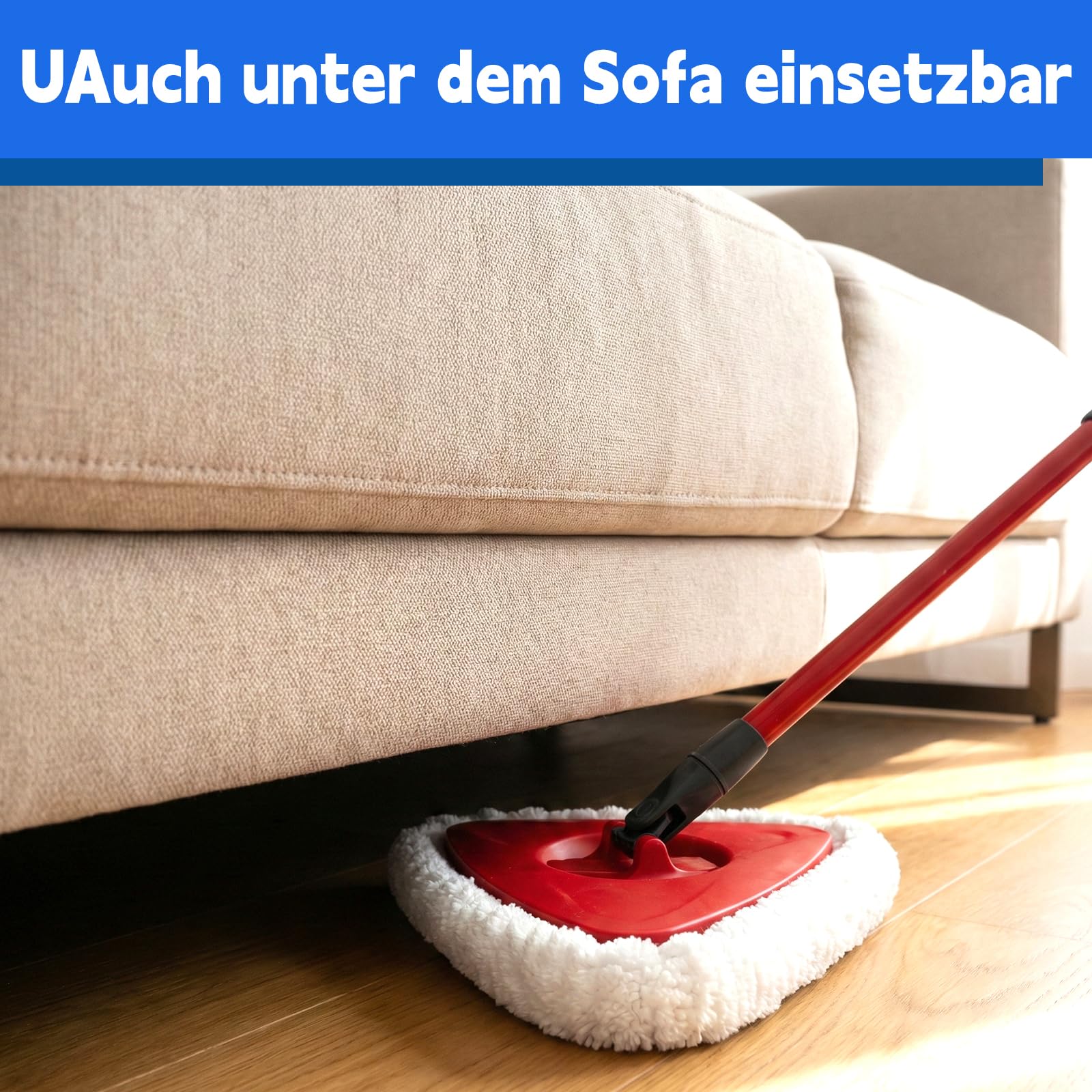 Zapasowa Podstawa Plastikowa do Mopa Obrotowego – Wymienna Baza do Mopa Trójkątnego, Mop Obrotowy Akcesoria, Podstawy Mopa do Podłóg, do Obrotowego Mopa z Mikrofibry EasyWring (System Jednokomorowy)