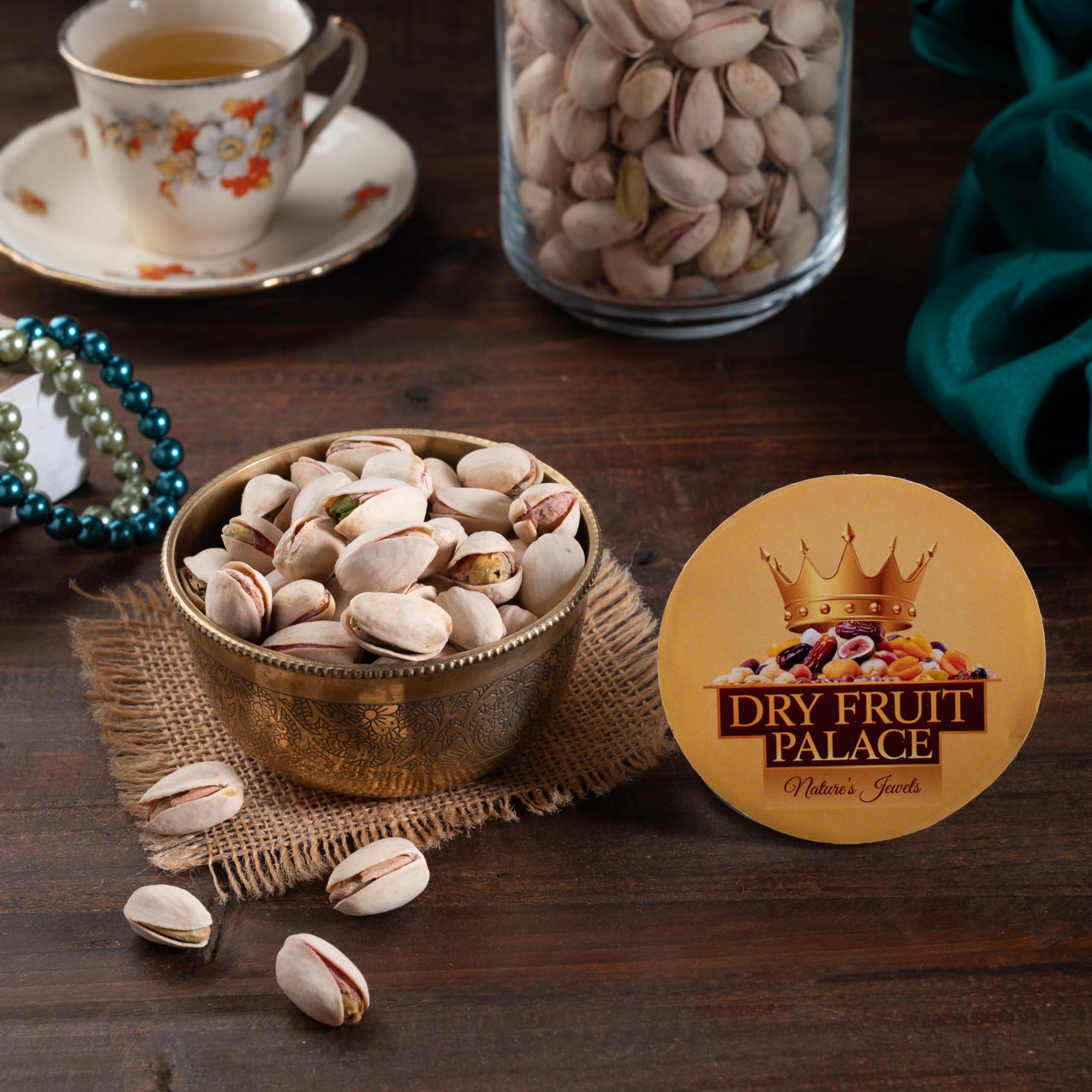 Dry Fruit Palace Premium Jumbo Pistachios, Roasted and Salted (100gm) 4