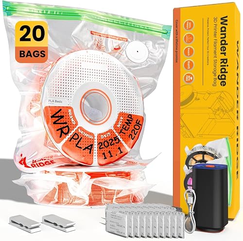 20 PCS Filament Vacuum Storage Bags Kit