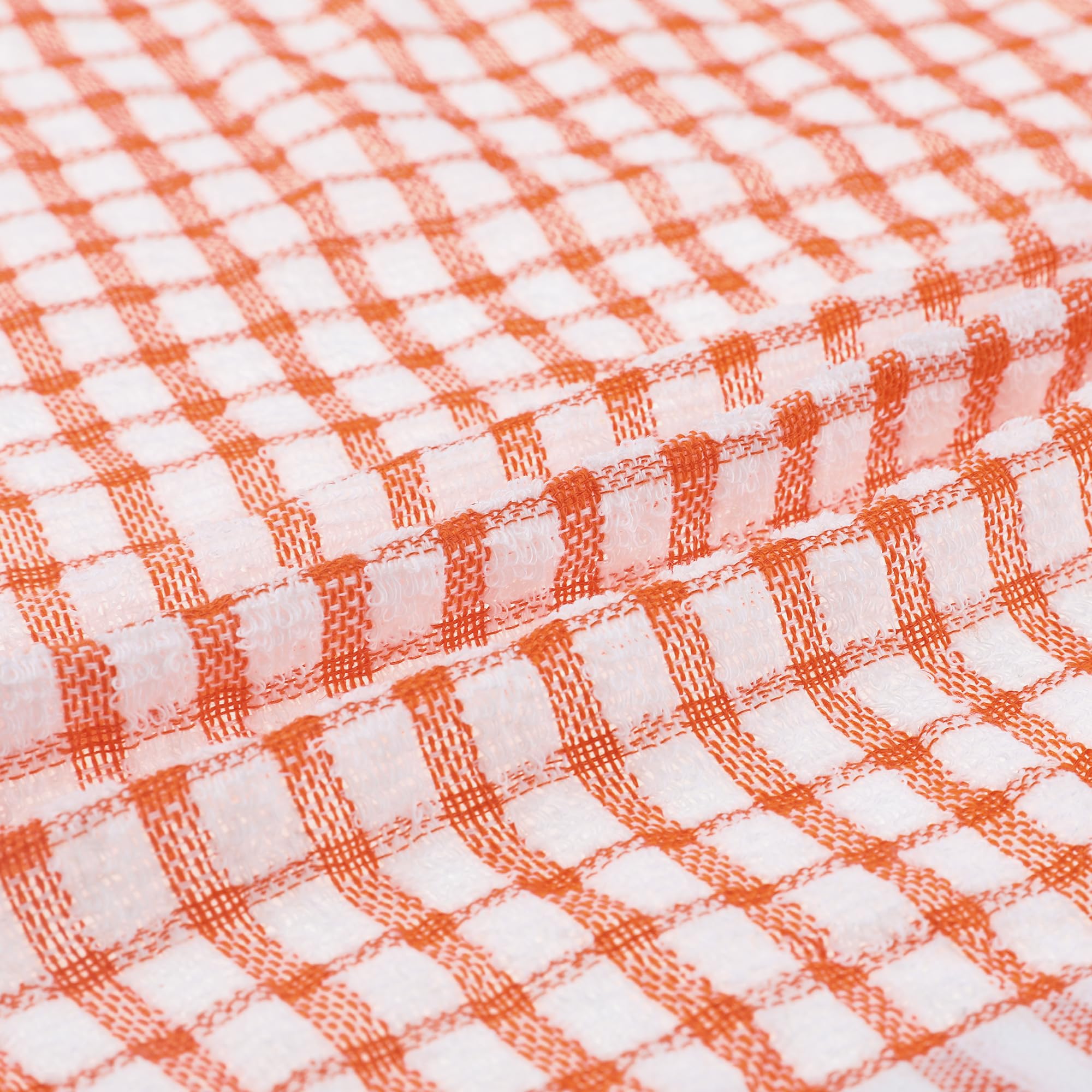 Amazon.com: uxcell Checked Kitchen Tea Towels, Cotton Washable