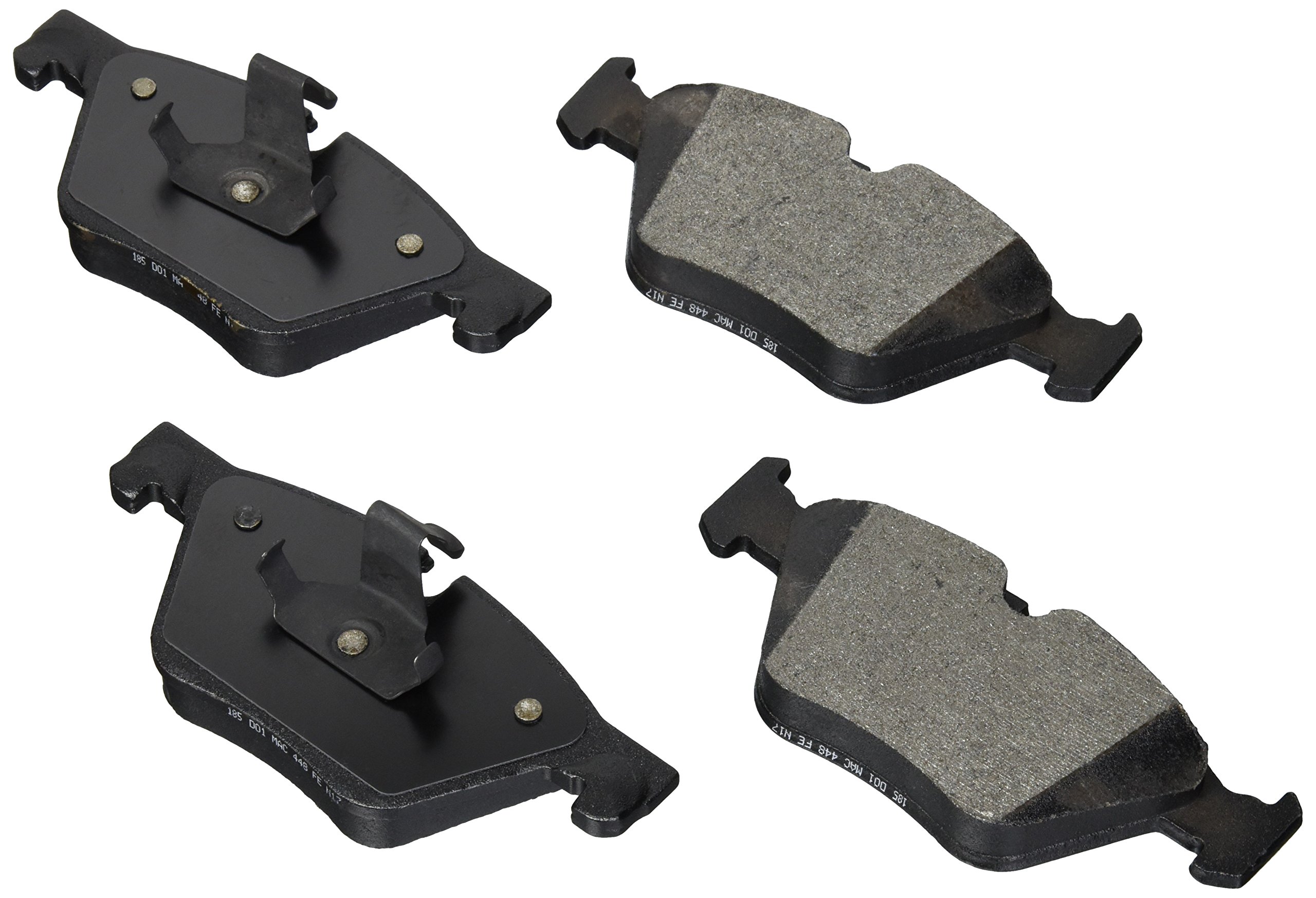 Bosch BE1324H Blue Disc Brake Pad Set with Hardware - FRONT — view 291