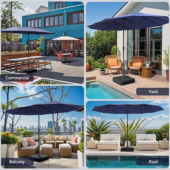 15ft Large Outdoor Patio Umbrella