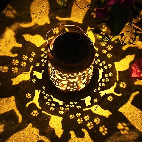 Miniatura 2 de Regalos de Navidad para Mujeres/Mamá/Abuela/Hermana Regalos de Gatos Regalo del Día de la Madre Faroles Solares para Exteriores Impermeables Luces