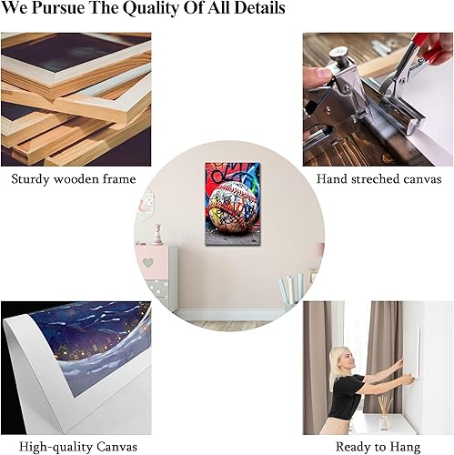 Miniatura 87 de ANRUOXI Graffiti - Lienzo decorativo para pared, diseño abstracto retro, pintura urbana moderna, póster de decoración de pared de zapatos para