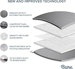 Bare Home Weighted Blanket Queen Size 17lbs (60" x 80") for Adults and Kids - All-Natural 100% Cotton - Premium Heavy Blanket Nontoxic Glass Beads (Grey, 60"x80")