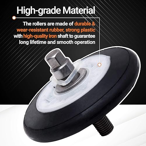 Miniatura 5 de BlueStars 4581EL2002C - Pieza de montaje de rodillo de tambor para secadora, compatible con secadores LG Kenmore, sustituye a 2701044 4581EL2002A