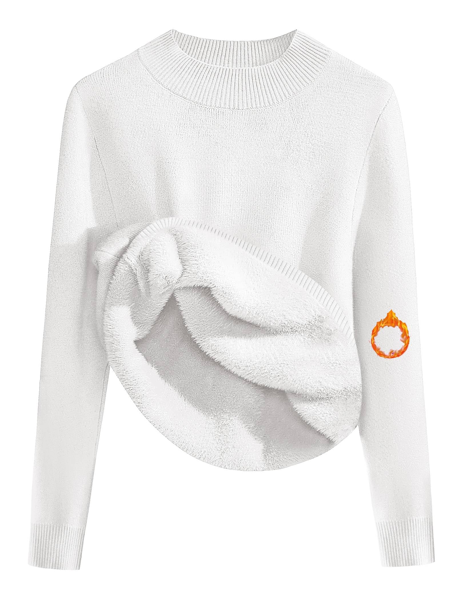 Zeagoo Women's Fleece Sherpa Lined Sweater
