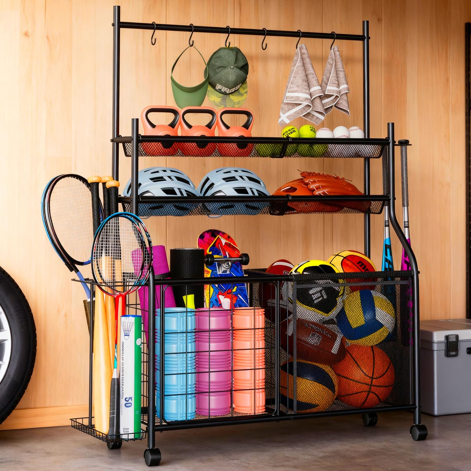 Insdiy Large Sports Organizer