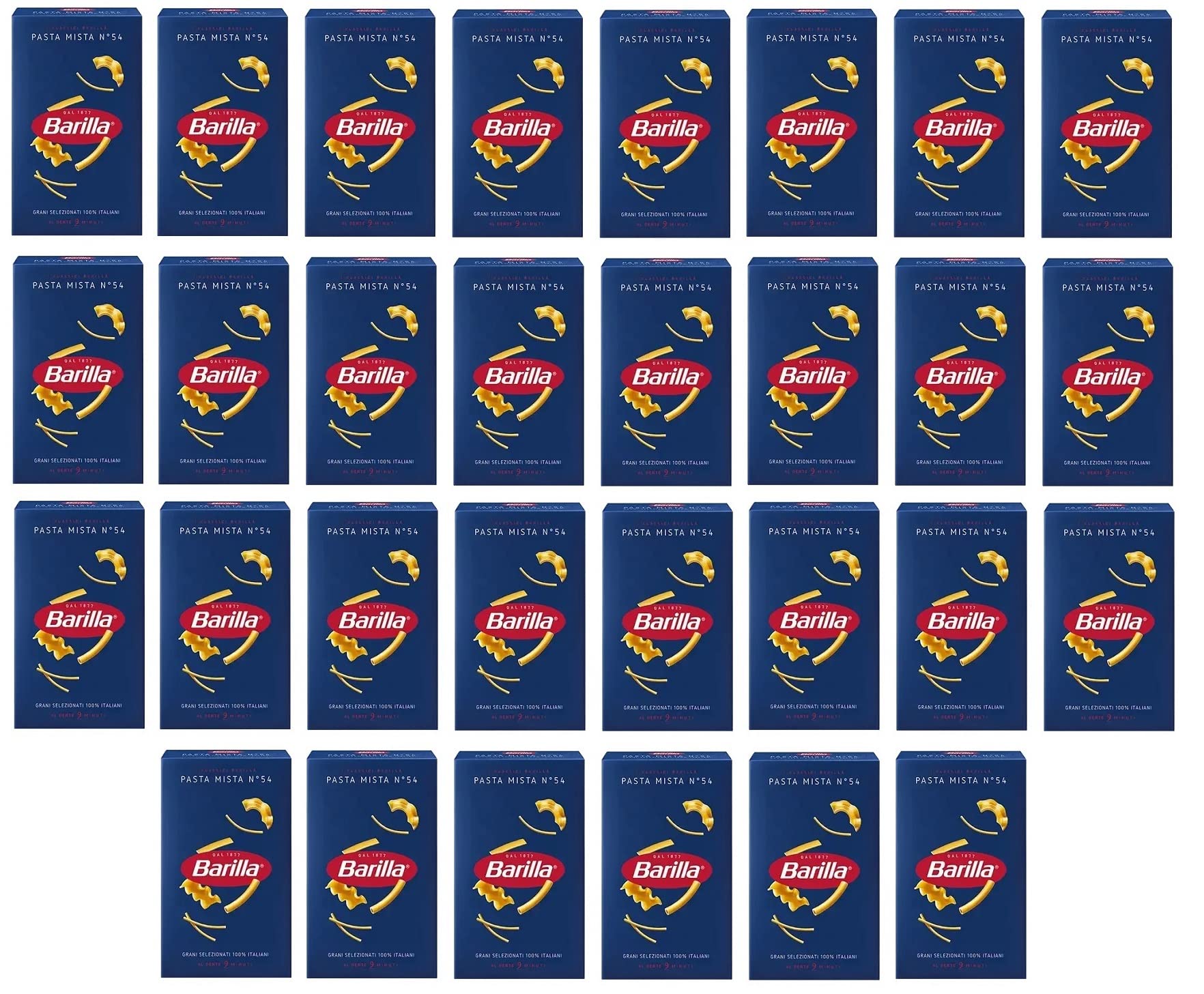 30x Barilla Pasta Mista N.54 pâtes italiennes 500g