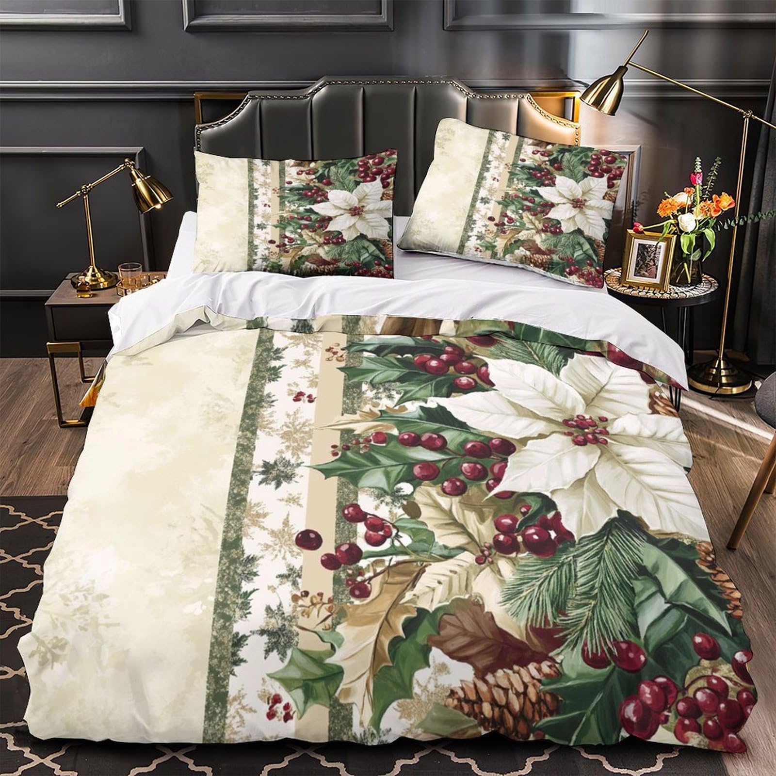Housse de Couette Noël Lit Enfant pour une Chambre Ambiance Hiver