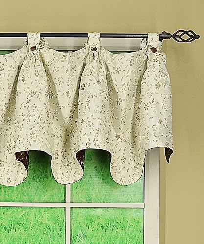 Vista 21 de Today's Curtain Lexington Panel 55 pulgadas de ancho x 84 pulgadas de largo, crudo/salvia