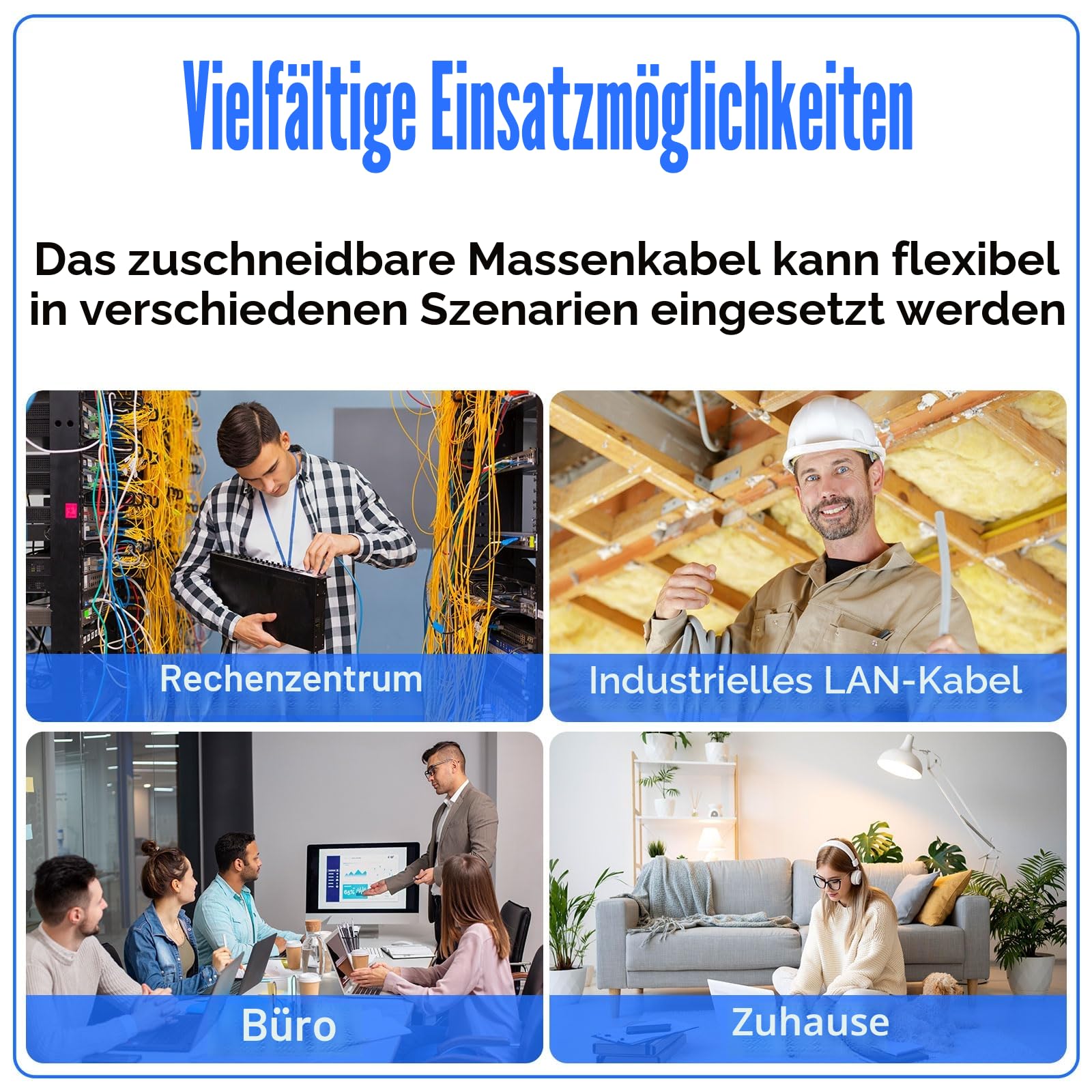 150m Netzwerkkabel Verlegekabel, Lan Kabel 150 meter Außen Cat 6 150m FTP | Ethernet Kabel Hochgeschwindigkeits Abschirmung Installationskabel Datenkabel |Outdoor Indoor Wetterfest, 23AWG, Anti-Jamming