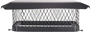 Shelter 13" x 18" Single Flue Bolt-On Chimney Cap, Fully Assembled, Galvanized Steel