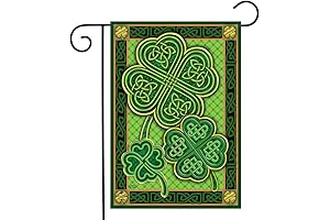 Briarwood Lane St Patricks Day Garden Flag for Outside 12x18, Double-Sided St....