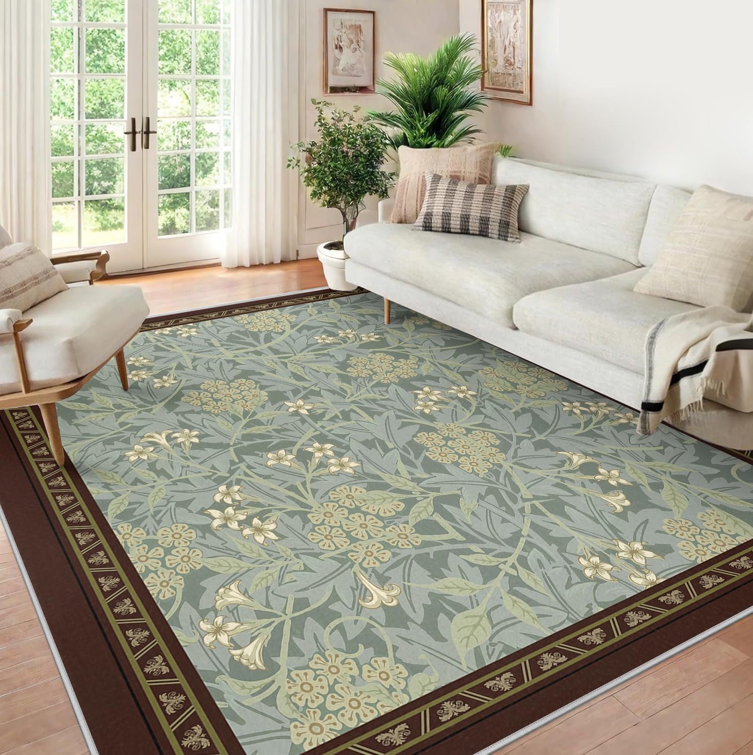 Tapis lavable 240x340 grand format pour salon et chambre
