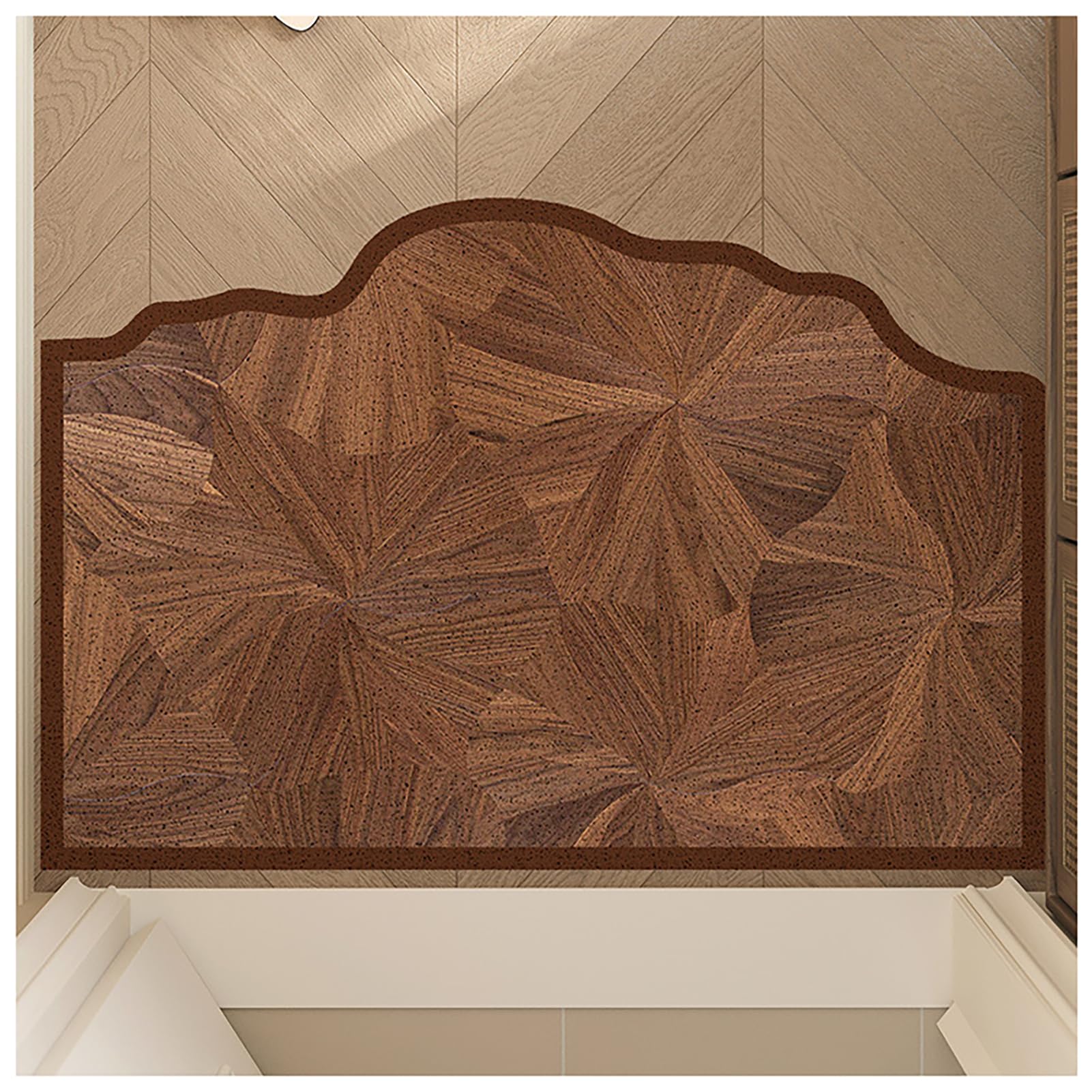 Alfombra de entrada 60x90cm y felpudo antideslizante lavable para uso interior y exterior