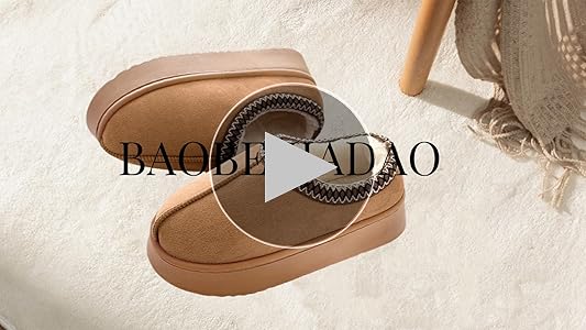 【BAON】Budil Suede Platform Fur Slippers BURUDANI Women's Suede Platform Slip-on Slippers Clog Winter