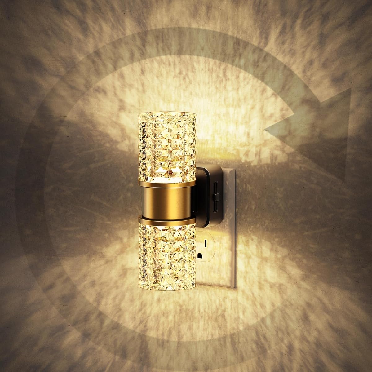 JandCase Night Light Night Lights Plug into Wall Automatic LED Night Light with