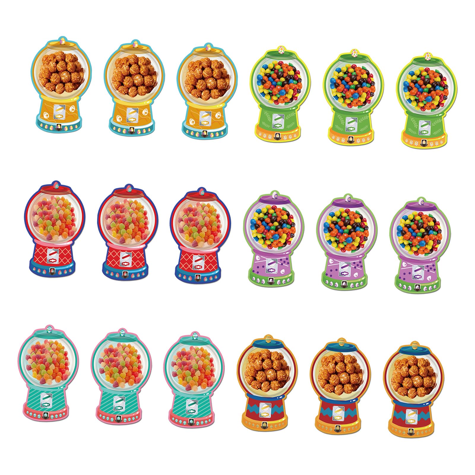 Piceioep Portable Party Candy Twisters Easter Greeting Card Easy to Distribute in School Event and Gatherings Portable Party Treats