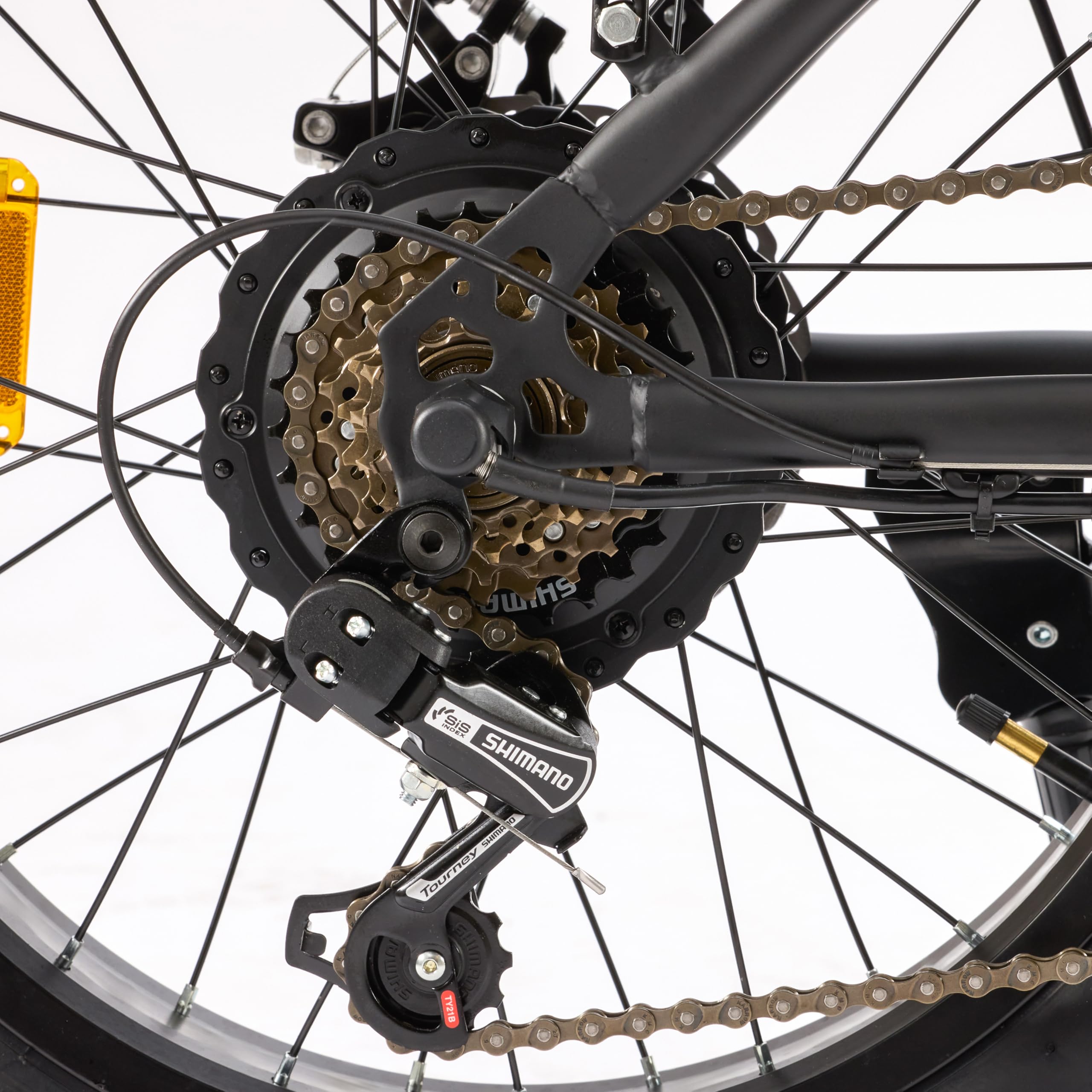 Nilox, Ebike X5 Pro, Bici Elettrica, Fino a 60 km di Autonomia, Fino a 25 Km/h, Motore da 36 V/250 W e Batteria Removibile 36 V-10 Ah, Gomme FAT 20" x 4", Cambio a 6 Velocità