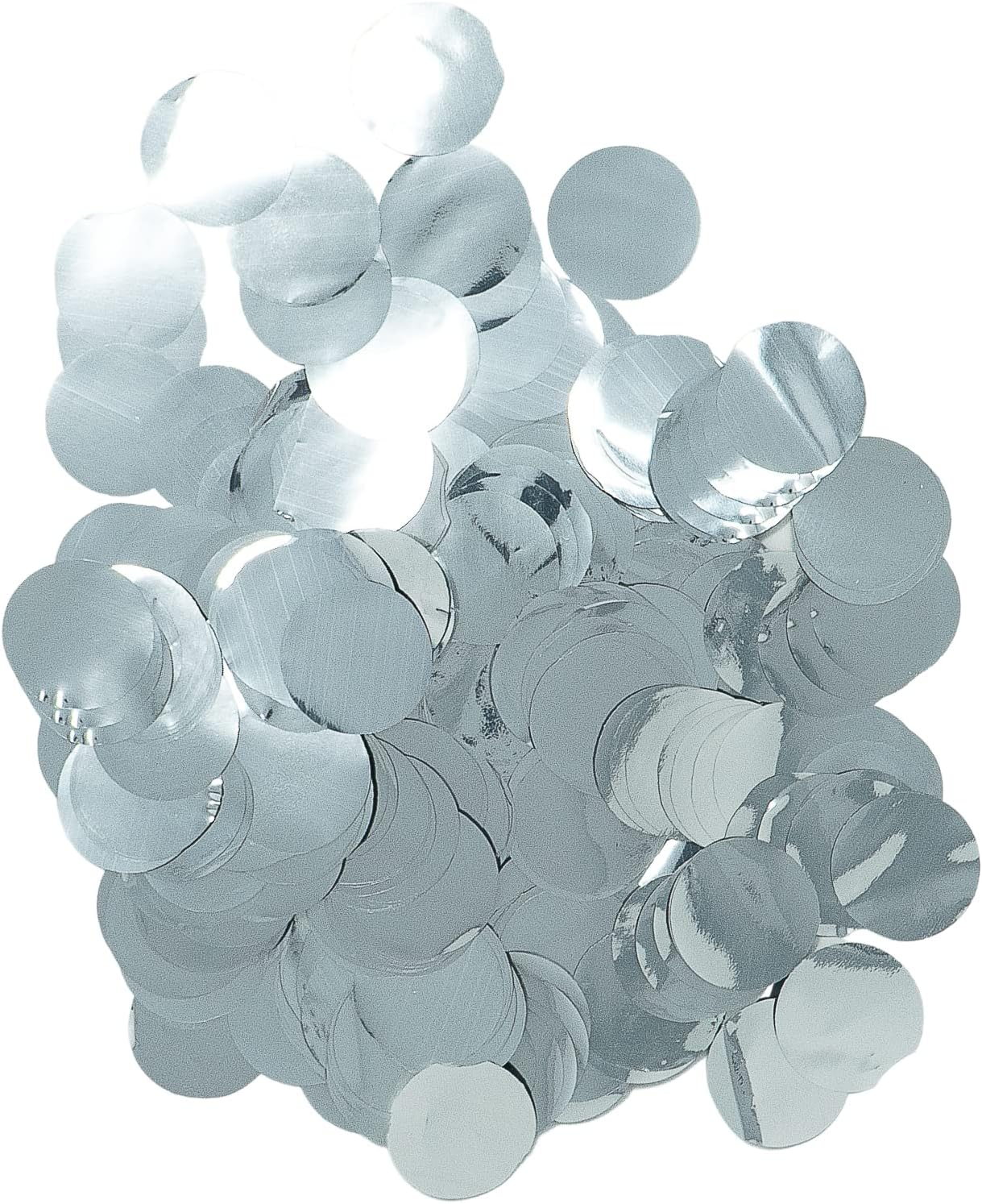 Ultimate Confetti 1" Silver Metallic Confetti Circles30,000 Pieces